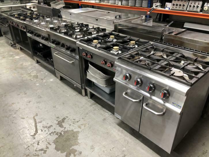 Professionele Horeca Gasfornuizen, Zakelijke goederen, Horeca | Keukenapparatuur, Ophalen of Verzenden, Gebruikt, Fornuis, Frituur en Grillen