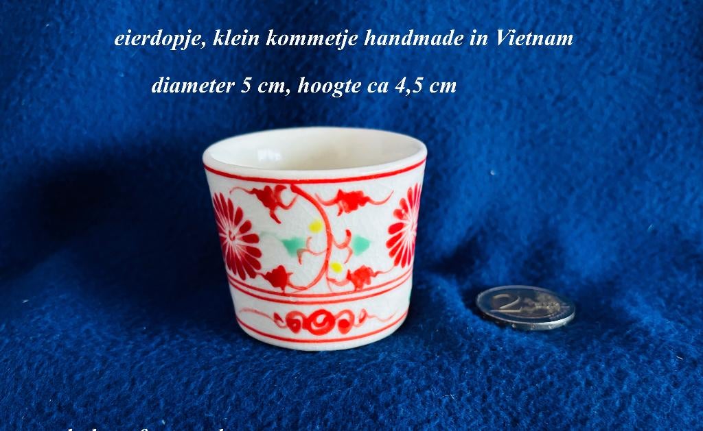 Teab Sake bekertje / minikom Made in Vietnam for Fairtrade, Ophalen