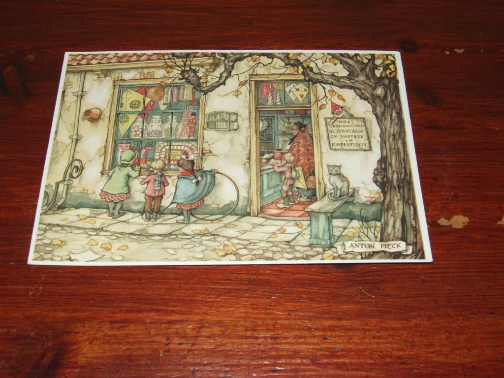 272- ILLUSTRATOR-ANTON PIECK - POPPEKAST, Gebruikt, Verzenden, Voor 1940, Prent