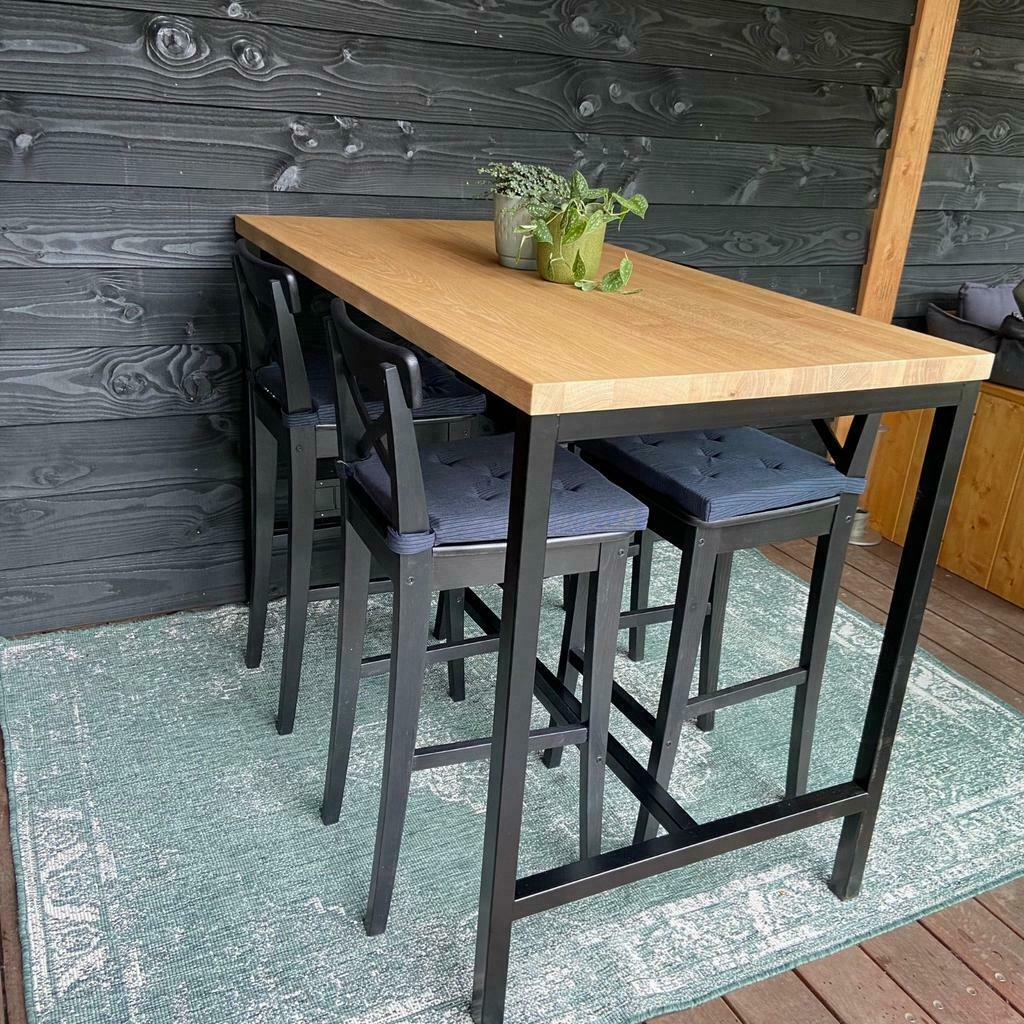 Bartafel, Hogetafel, Statafel, Eettafel, Industrieel tafel, Ophalen of Verzenden, Nieuw