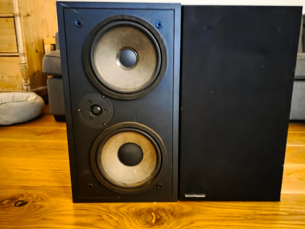 National Panasonic SB 59 B Speakers, Audio, Tv en Foto, Gebruikt, Minder dan 60 watt, Front, Rear of Stereo speakers, Ophalen
