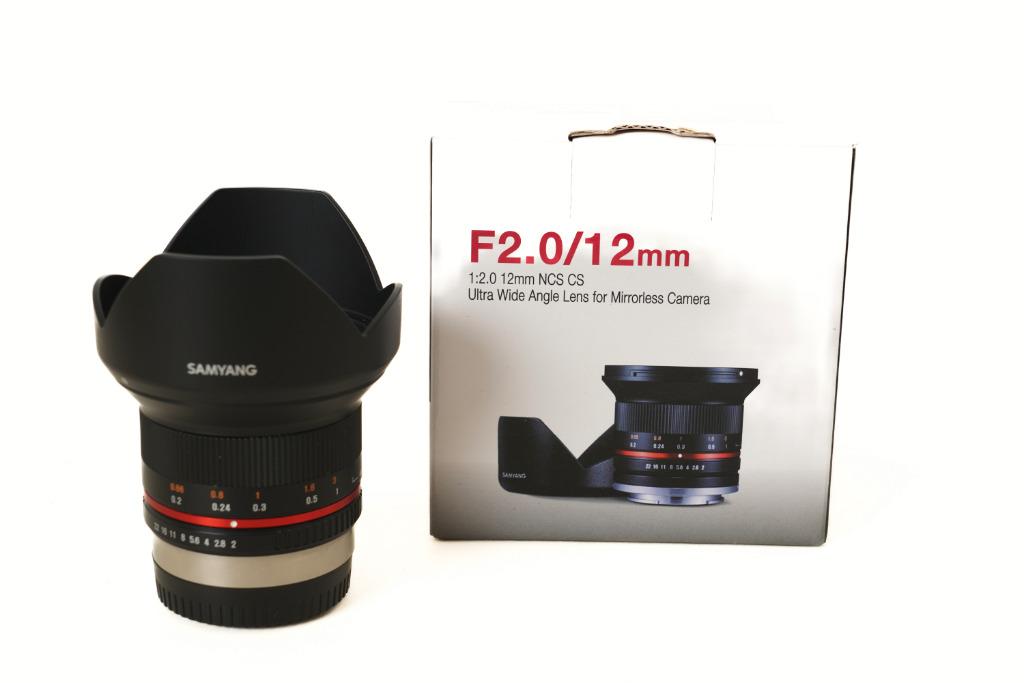 Samyang 12mm F/2 NCS CS Fuji X, Audio, Tv en Foto, Fotografie | Lenzen en Objectieven, Gebruikt, -, -, -