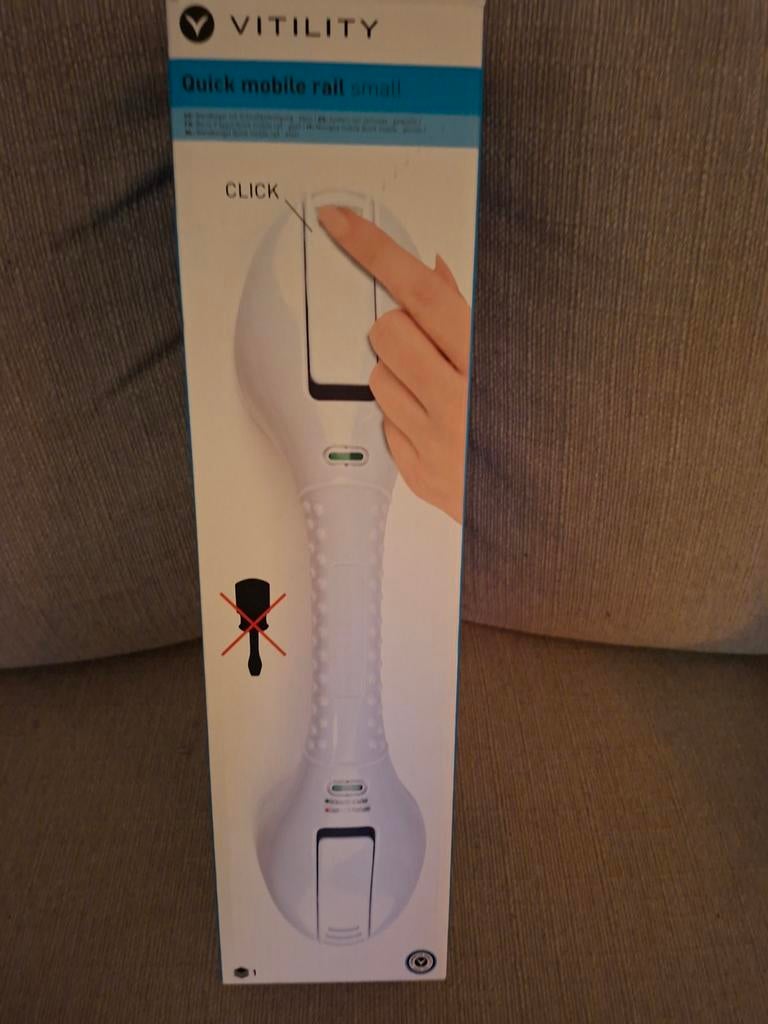Quick mobile rail small veilige greep voor aan de muur nieuw, Ophalen of Verzenden, Nieuw