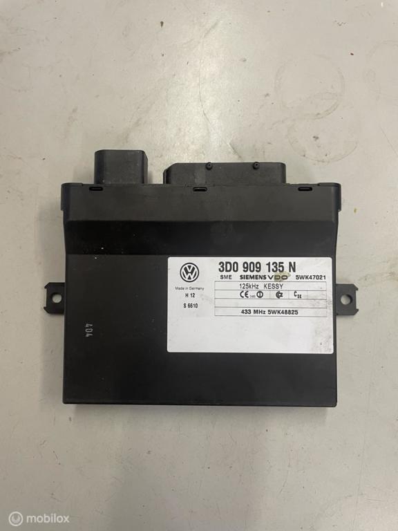 VW Phaeton A8 D3 Comfort module Kessy 3D0909135N 3D0909135, Auto-onderdelen, Ophalen of Verzenden, Gebruikt