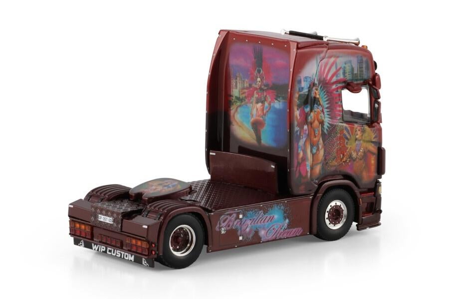 WSI  SCANIA  S HIGHLINE CS20H 4X2  BEAU (BRAZILIAN DREAM), Hobby en Vrije tijd, Modelauto's | 1:50, Ophalen of Verzenden, Nieuw