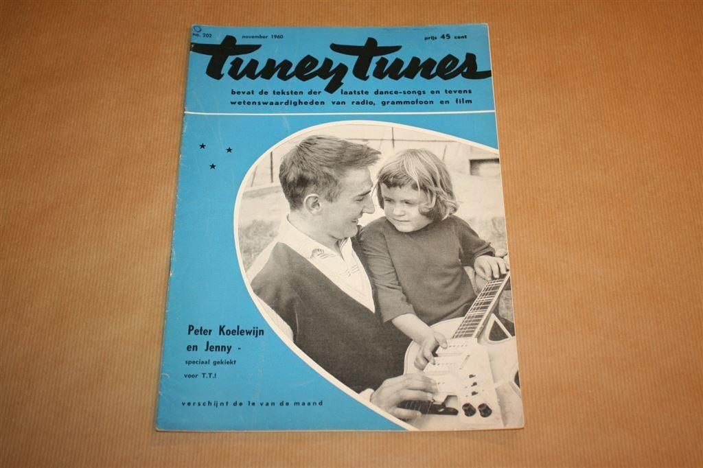 Tuney Tunes - No. 202 1960 - O.a. Peter Koelewijn, Verzamelen, Ophalen of Verzenden, Knipsel(s)