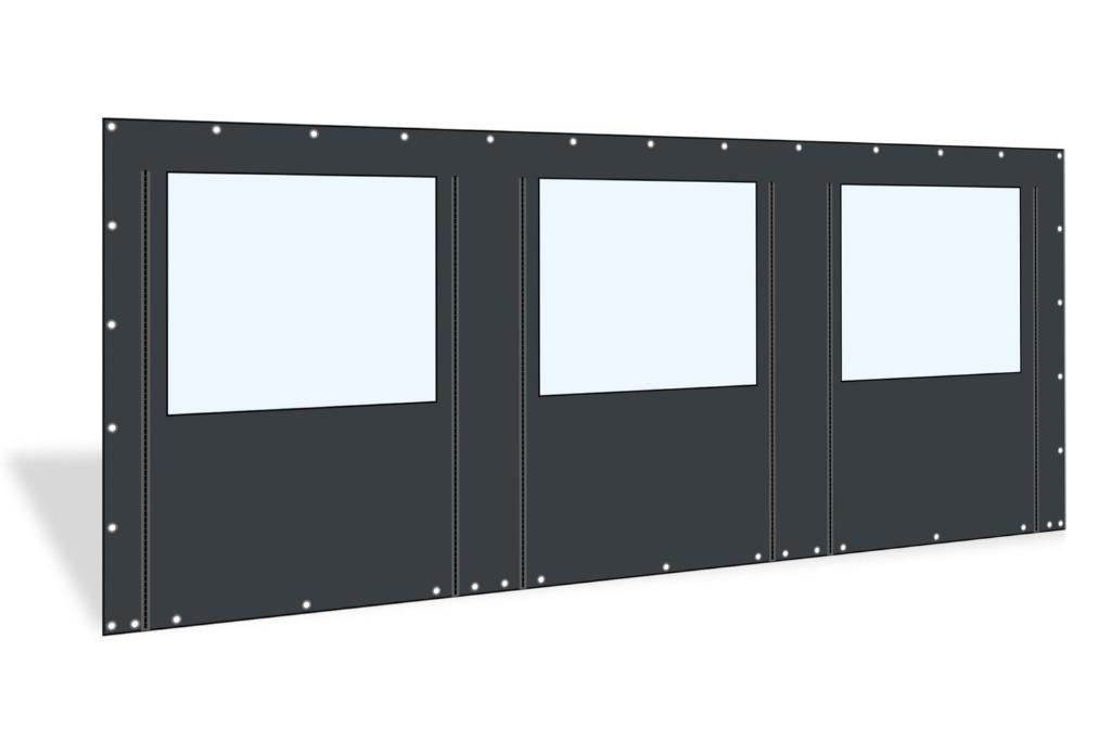 PVC Zijwanden voor afdichten Veranda of Overkapping, Verzenden, Overige typen, Minder dan 4 meter, Nieuw