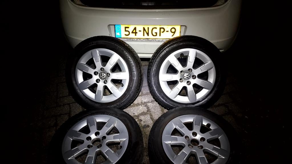 VW Polo Bleumotion Velgen met Winterbanden, Ophalen of Verzenden, Gebruikt