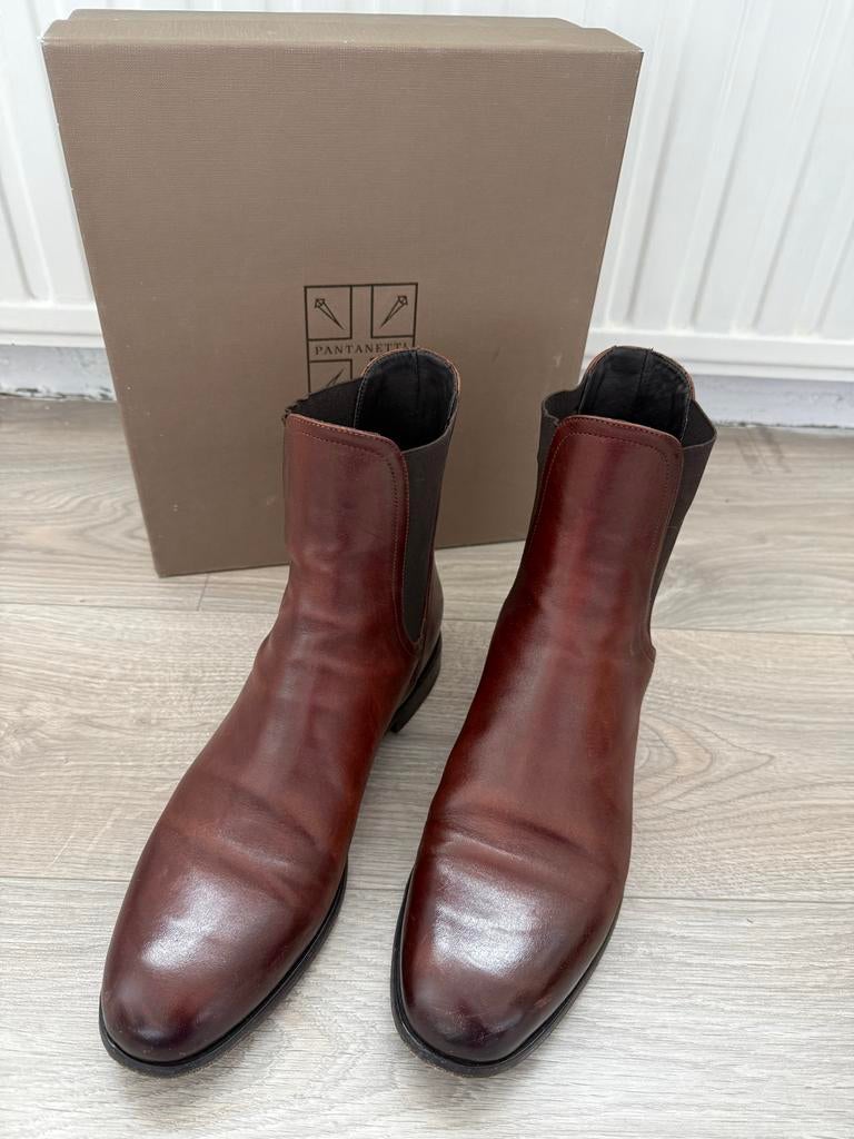 Laarsjes pantanetti maat 42, Ophalen of Verzenden, Zo goed als nieuw, Bruin, Boots