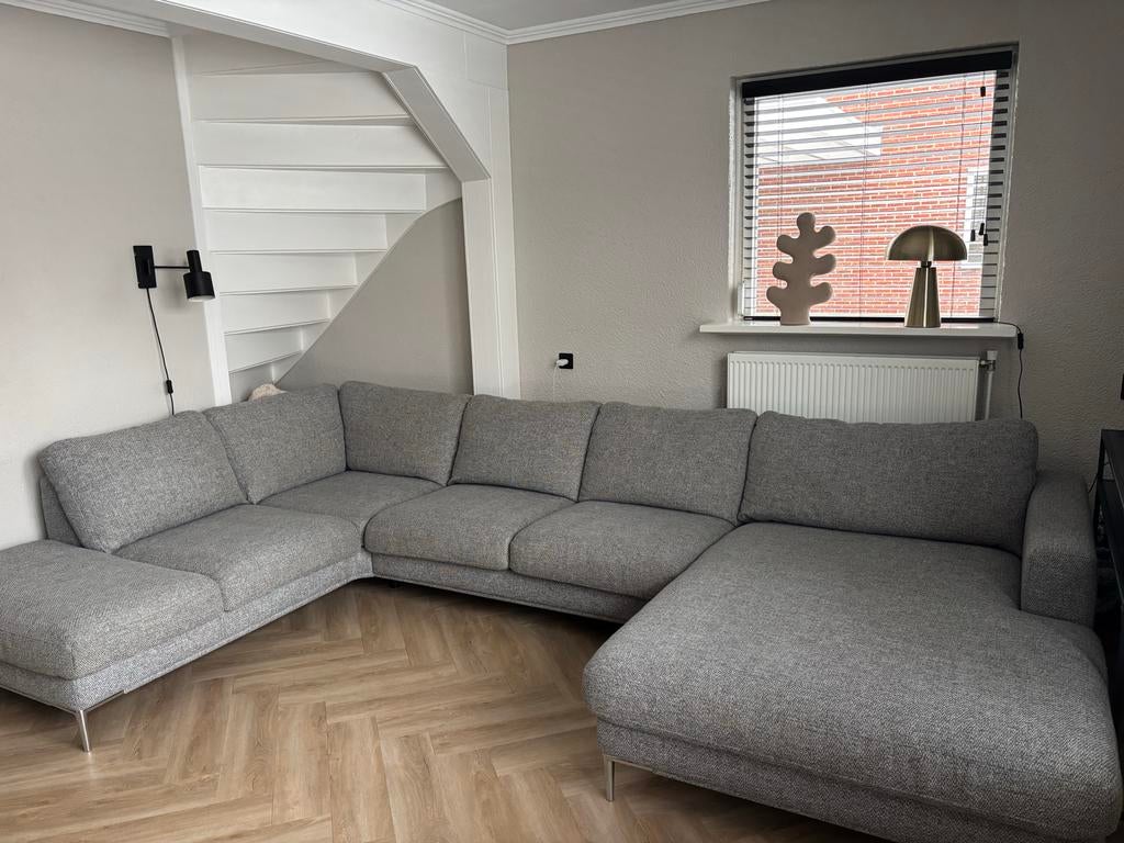 Inhouse Omera Hoekbank U-bank - Comfortabel en Stijlvol, Ophalen, 100 tot 125 cm, Hoekbank, 300 cm of meer