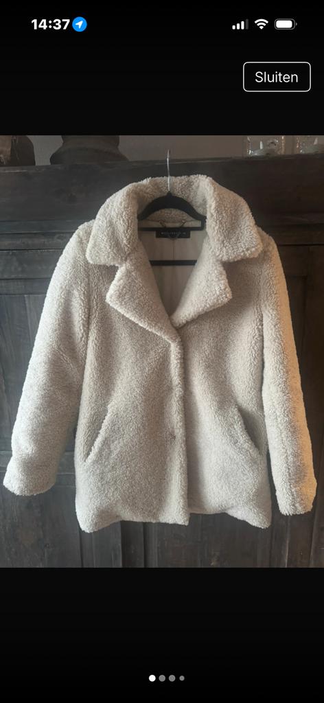 Expresso teddy jas maat s, Kleding | Dames, Jassen | Winter, Ophalen, Gedragen, Maat 36 (S), Beige
