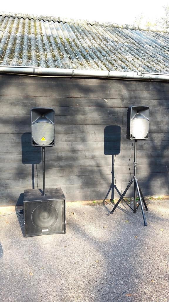 Dj speaker set TE HUUR, Ophalen, Zo goed als nieuw, Overige merken