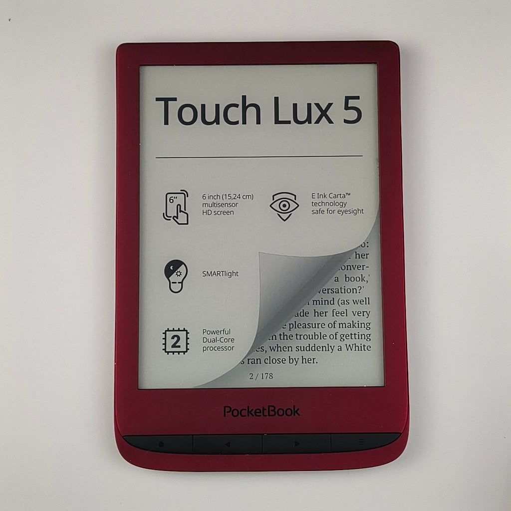 Pocketbook Touch Lux 5 ereader 8GB - Nette staat! (E371), Computers en Software, E-readers, Zo goed als nieuw, Ophalen of Verzenden