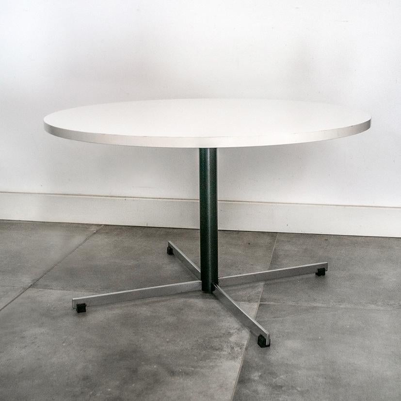 Mid Century, vintage Gispen tafel, salontafel, coffee table, Huis en Inrichting, Tafels | Salontafels, Gebruikt, Minder dan 50 cm