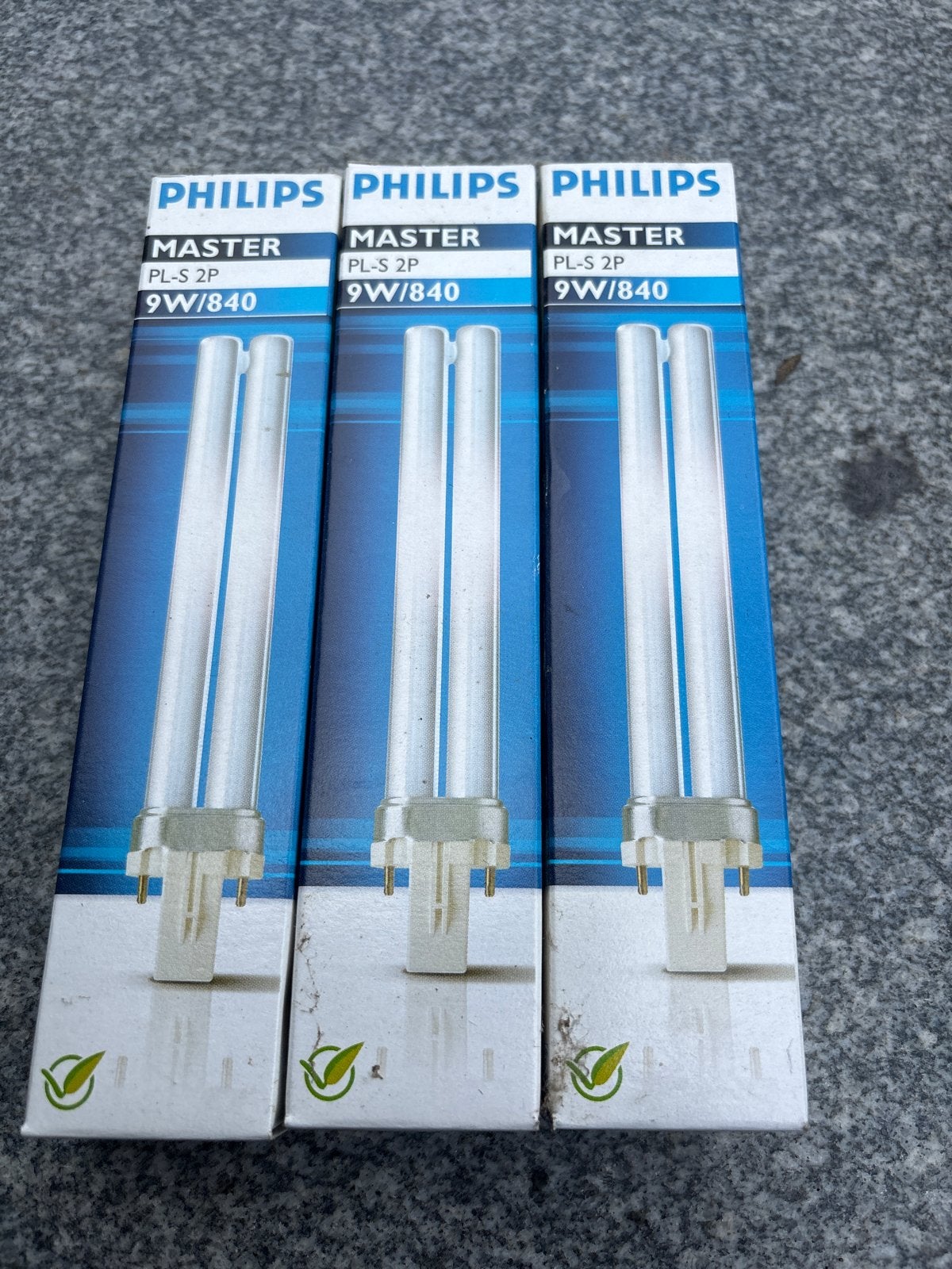 3x Philips Master PL-S 2P 9W/840 Spaarlampen, Philips, Nieuw, Ophalen of Verzenden, Spaarlamp
