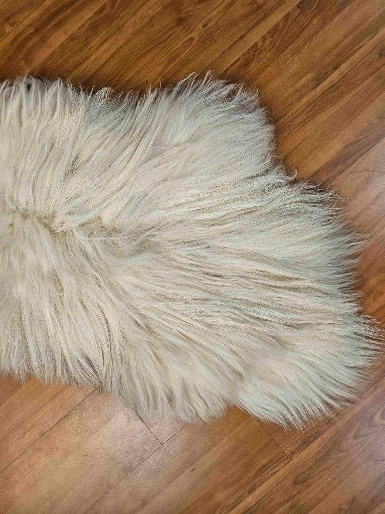 Schapenvacht lang 114/53 cm, Beige, Djt@dejuistetoon.eu, Ophalen of Verzenden, Zo goed als nieuw