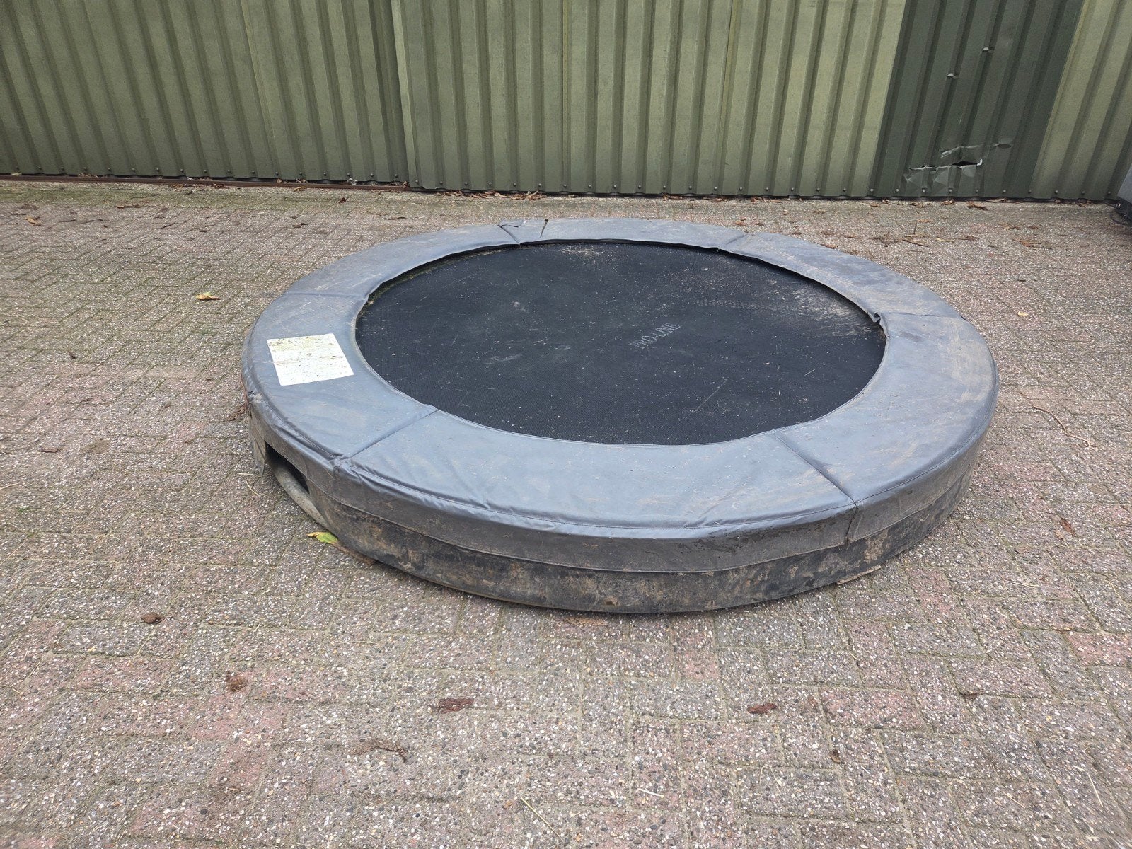 Gebruikte inground trampoline (2.50m), Ophalen, Gebruikt