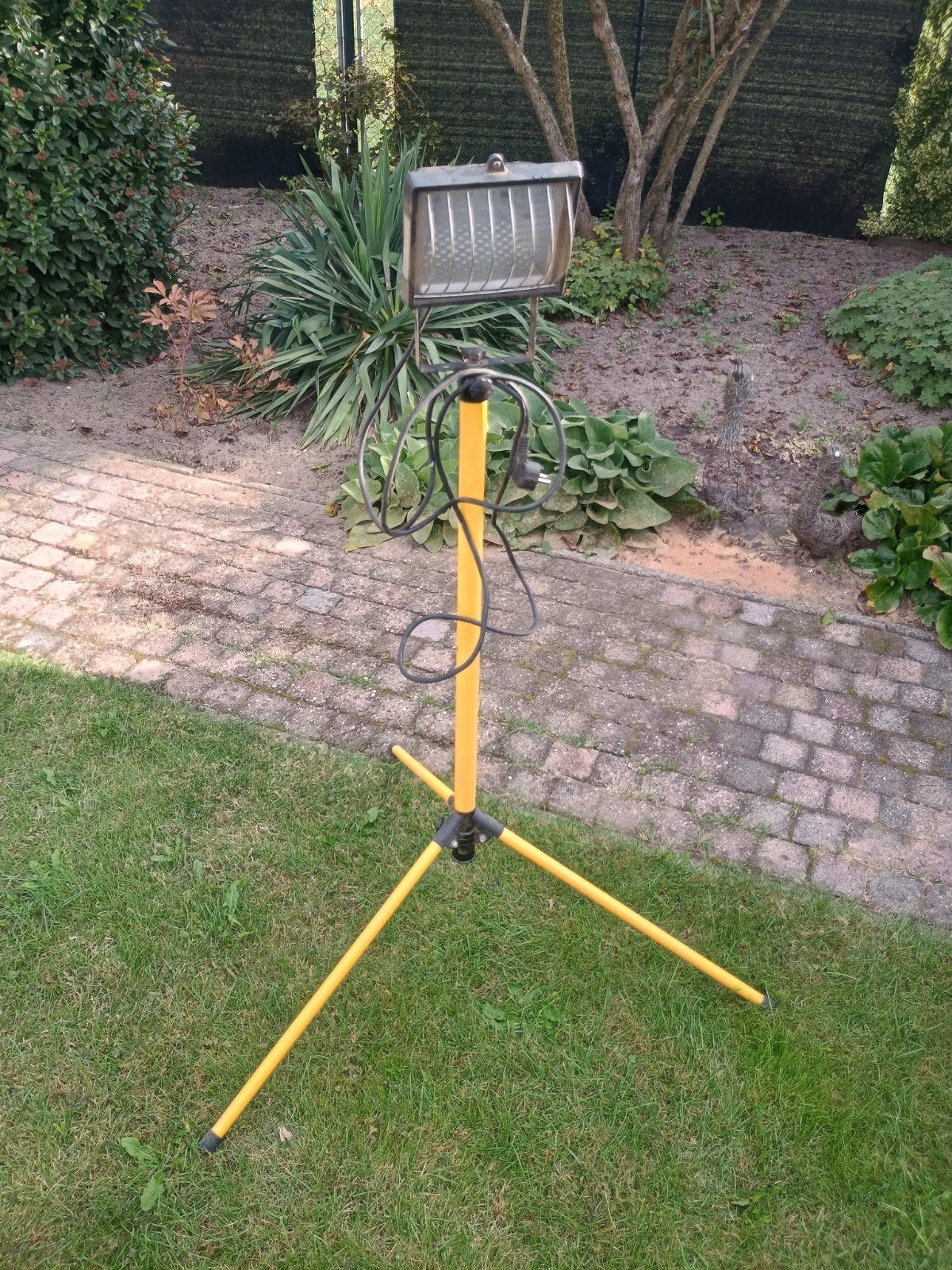 Halogeen bouwlamp op statief - 500 watt, Ophalen, Gebruikt, Met statief, Lamp met armatuur