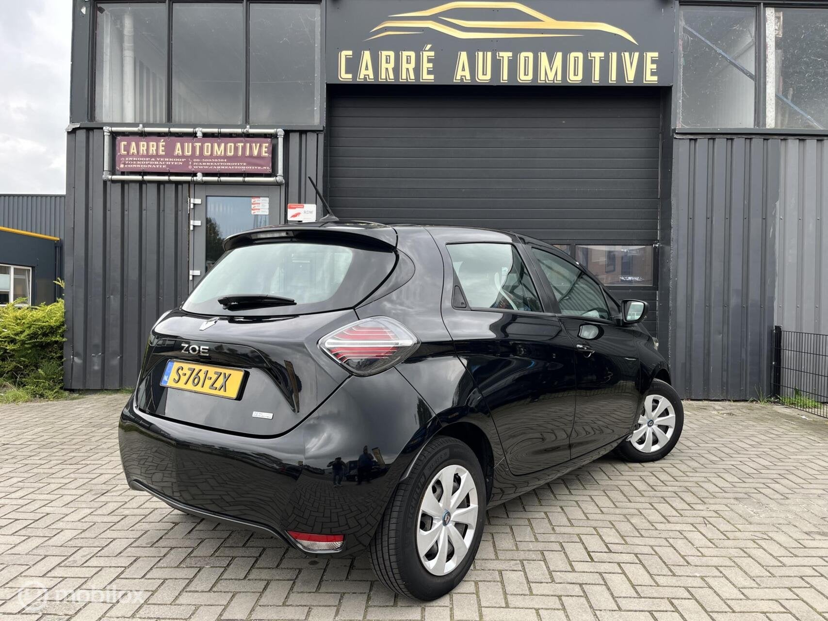 Renault Zoe R110 Life 52 kWh (ex Accu) SOH 92%|Carplay|Keyle, Gebruikt, Zwart, ZOE, Lease