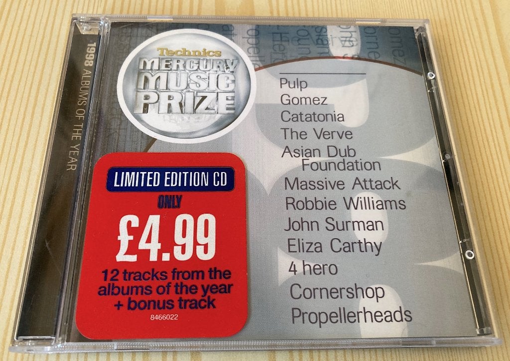 CD Various - Mercury Music Prize 1998 (Verzamel, rock, pop), Ophalen, Zo goed als nieuw, Pop, Verzamelalbum