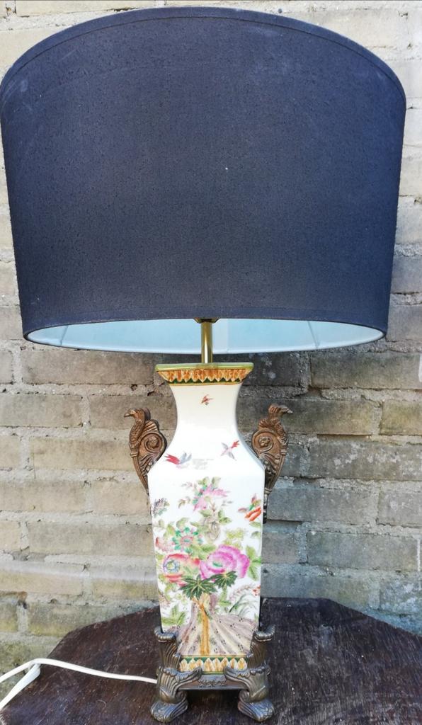 Tafellamp<<<<<Chinese porseleine vaas. 34 cm., Huis en Inrichting, Lampen | Tafellampen, Ophalen, Overige materialen, Minder dan 50 cm