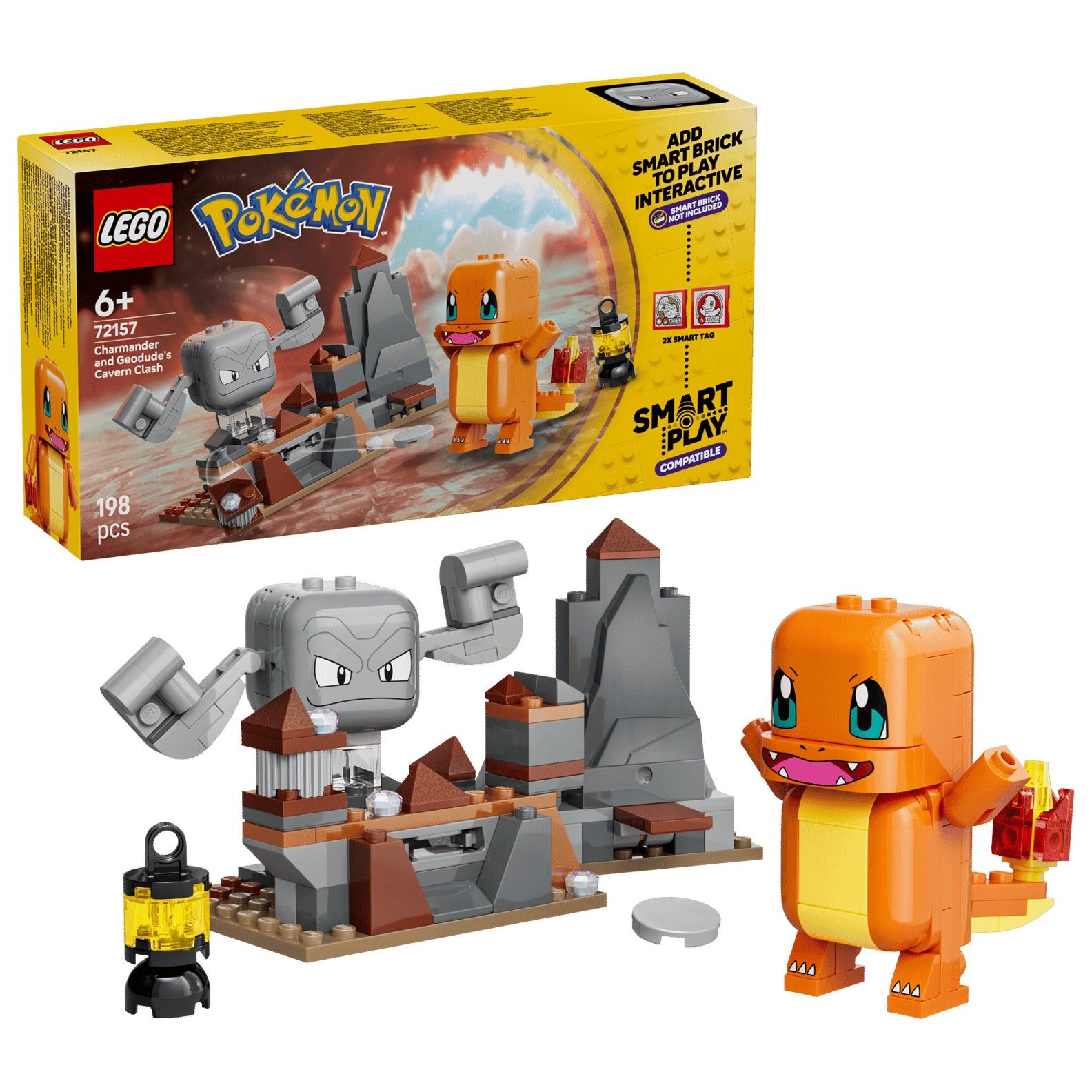 Lego SMART Play Charmander and Geodude's Cavern Clash 72157, Lego, Lego, Overige thema's, Lego