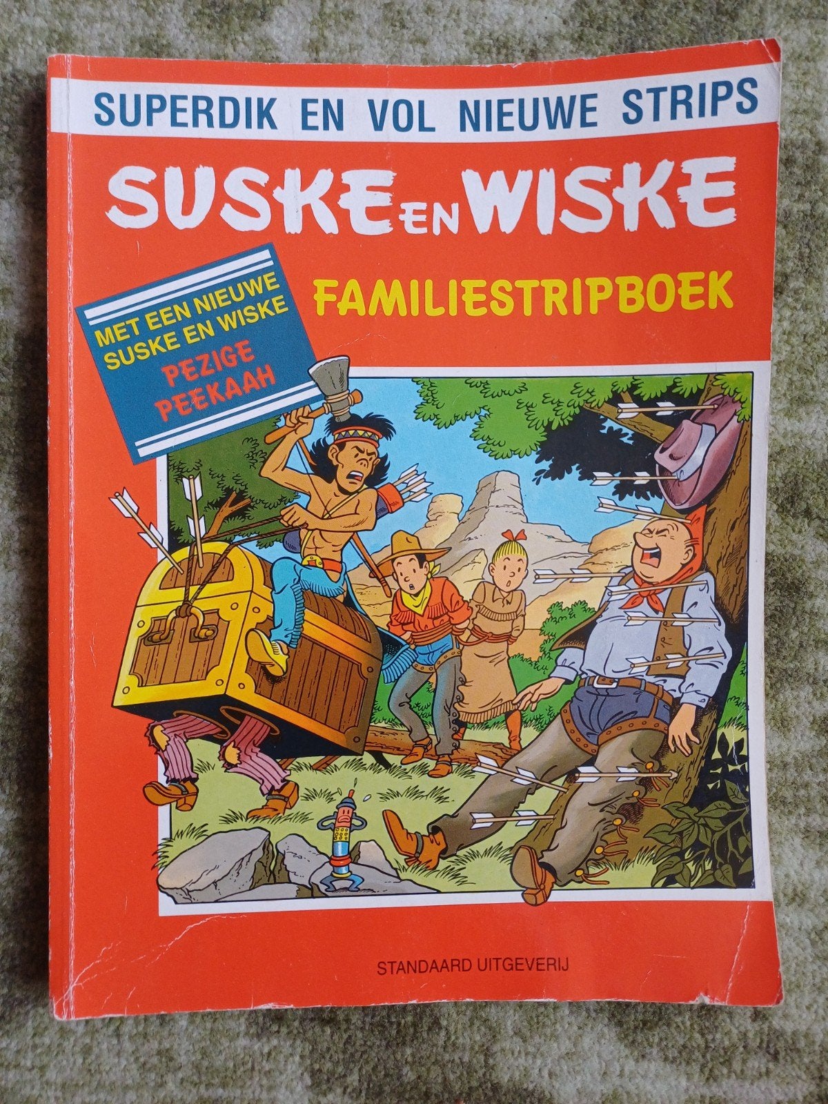 Suske en Wiske Familiestripboek - Pezige Peekaah, Boeken, Stripboeken, Eén stripboek, Ophalen of Verzenden, Gelezen, Willy Vandersteen