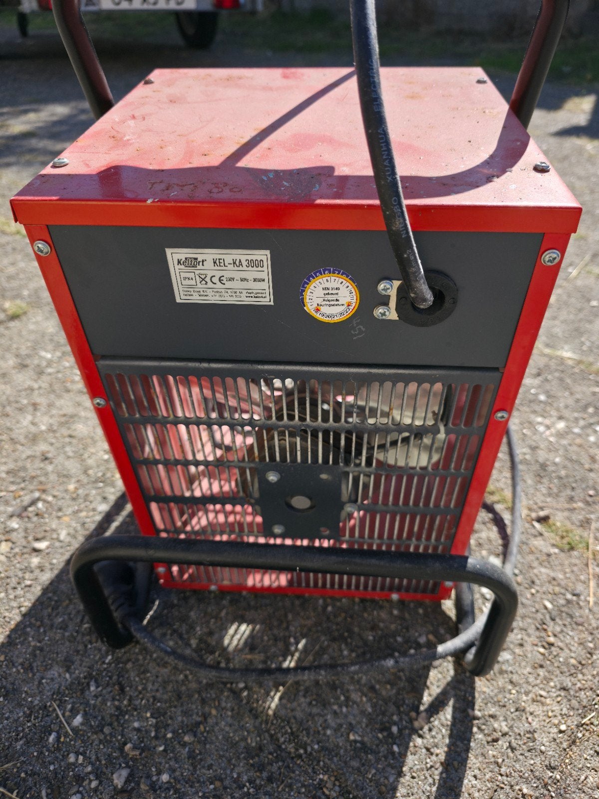 Kelfort KEL-KA 3000 elektrische kachel 3kW, Ophalen, 30 tot 80 cm, Gebruikt, Kachel