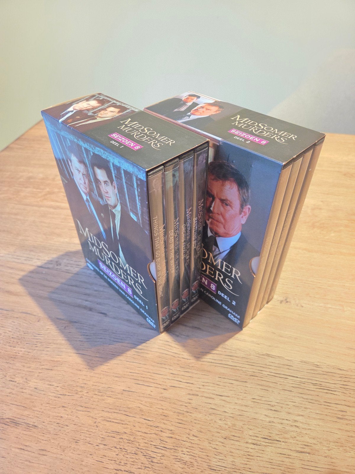 Midsomer Murders Seizoen 8 Deel 1 & 2 DVD Boxset, Nederlands, Ophalen of Verzenden, Inclusief doosje, Gebruikt