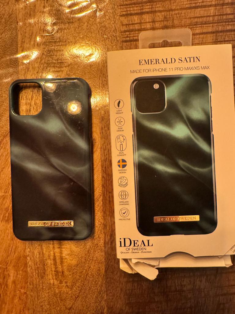 iDeal of Sweden Emerald Satin hoesje iPhone 11 Pro Max, Telecommunicatie, Mobiele telefoons | Hoesjes en Frontjes | Apple iPhone