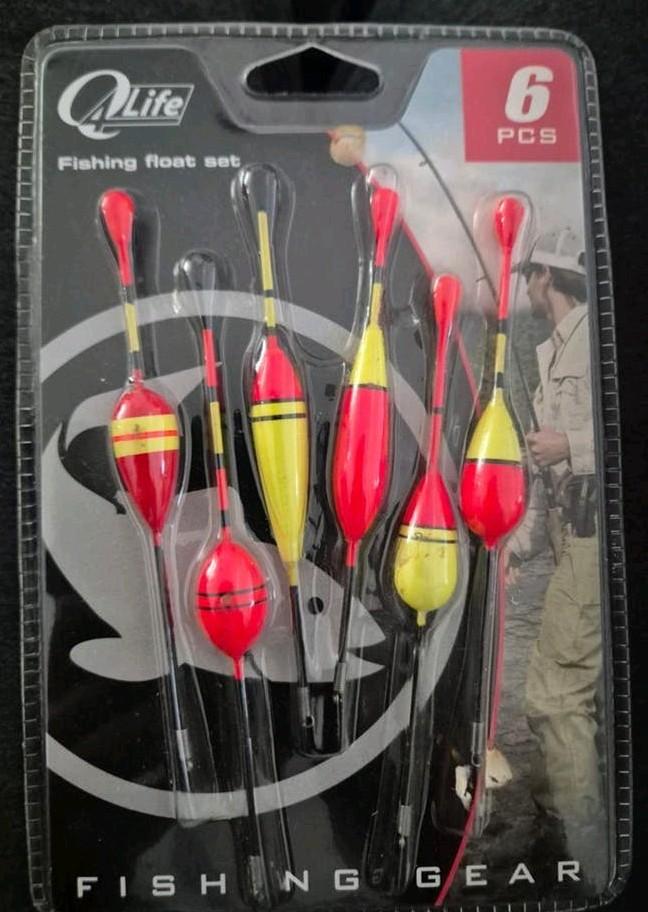 Q-Life Dobber Set - 6 Stuks - Nieuw in Verpakking, Ophalen of Verzenden, Nieuw, Dobber of Lood