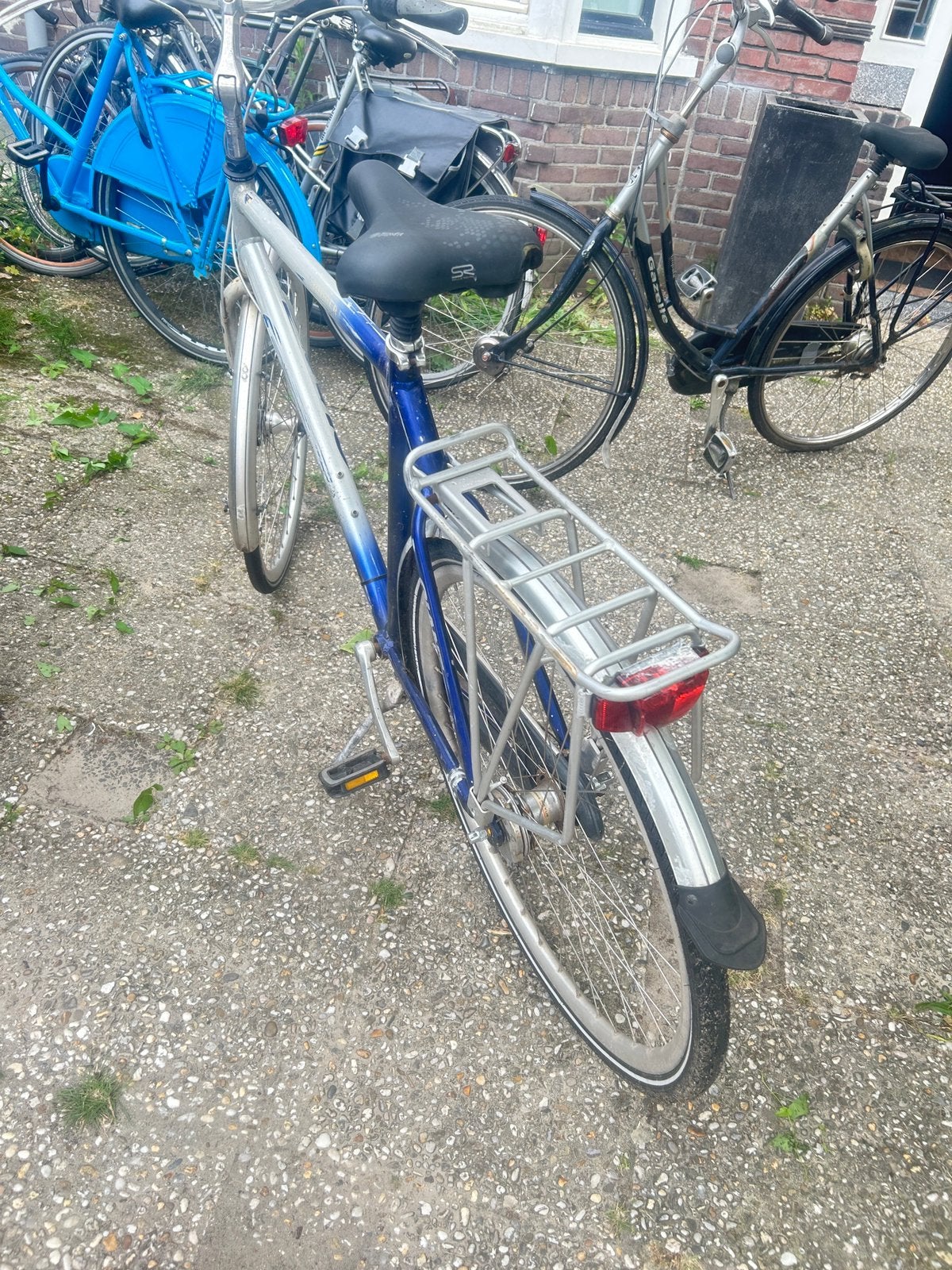 Giant bike,adult size, blue and silver, Ophalen of Verzenden