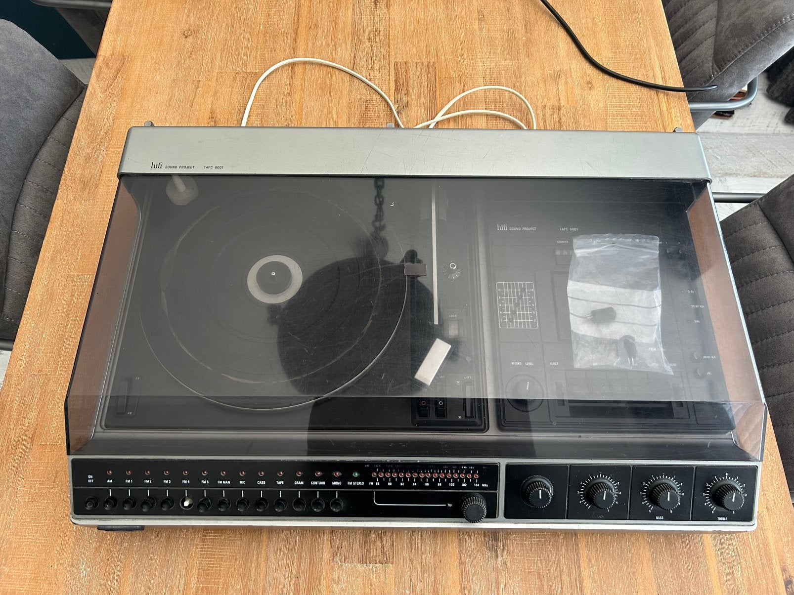 aristona platenspeler met cassette player, Ophalen, Gebruikt, Platenspeler, Overige merken
