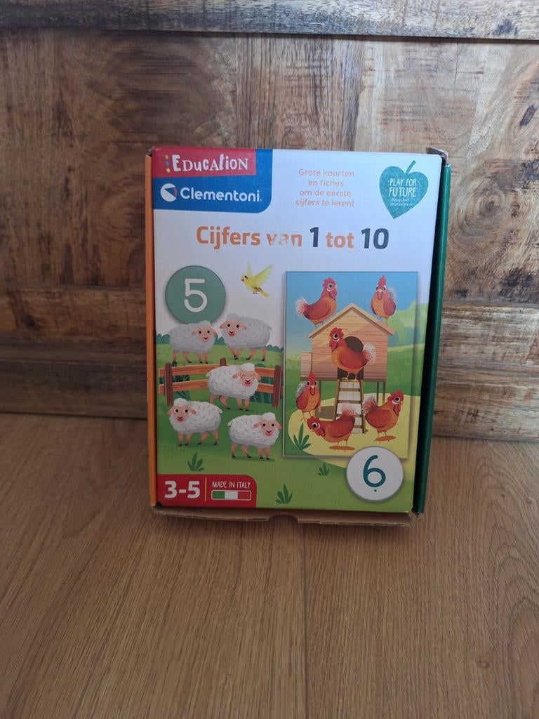 Clementoni Cijfers van 1 tot 10 Educatief Spel, Ophalen, Rekenen