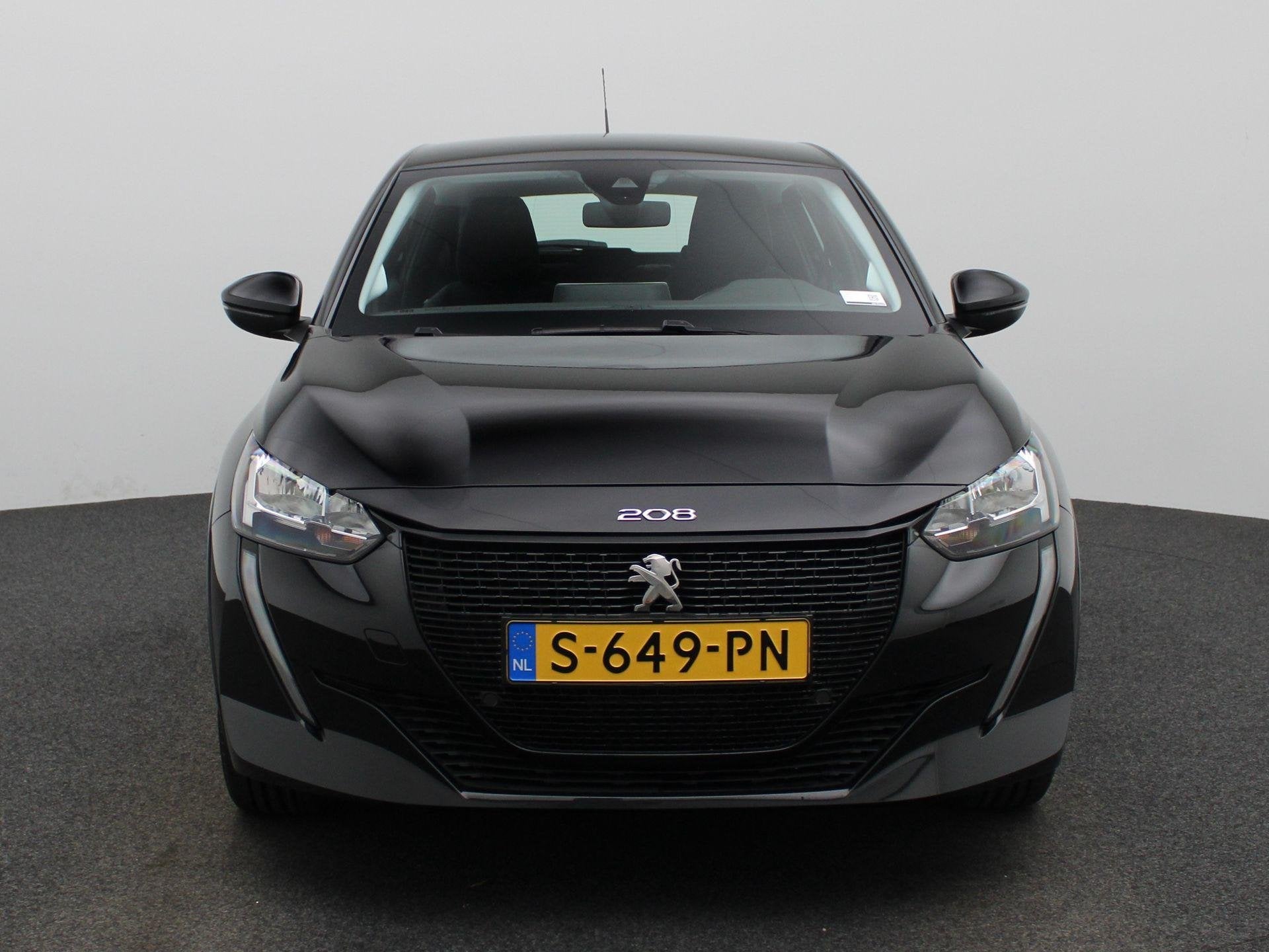 Peugeot e-208 EV Active 50 kWh, Auto's, 12 maanden, Gebruikt, Zwart, Origineel Nederlands