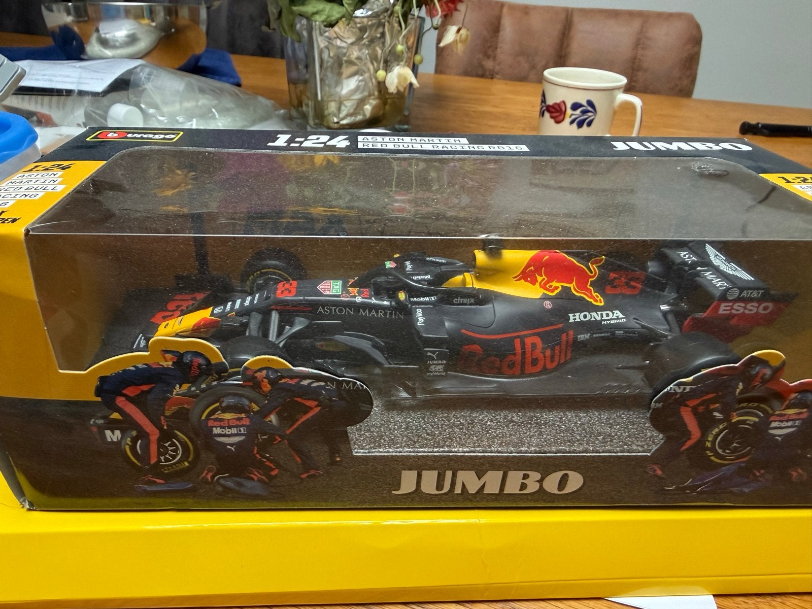 Aston Martin Red Bull Racing RB16 (Max Verstappen), Hobby en Vrije tijd, Modelauto's | 1:24, Ophalen of Verzenden, Nieuw, Auto