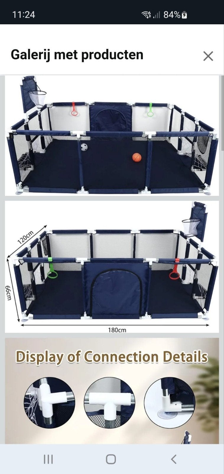 Baby Box Speelpark - nieuw in doos-handig op de camping, Ophalen of Verzenden, Nieuw, Overige typen