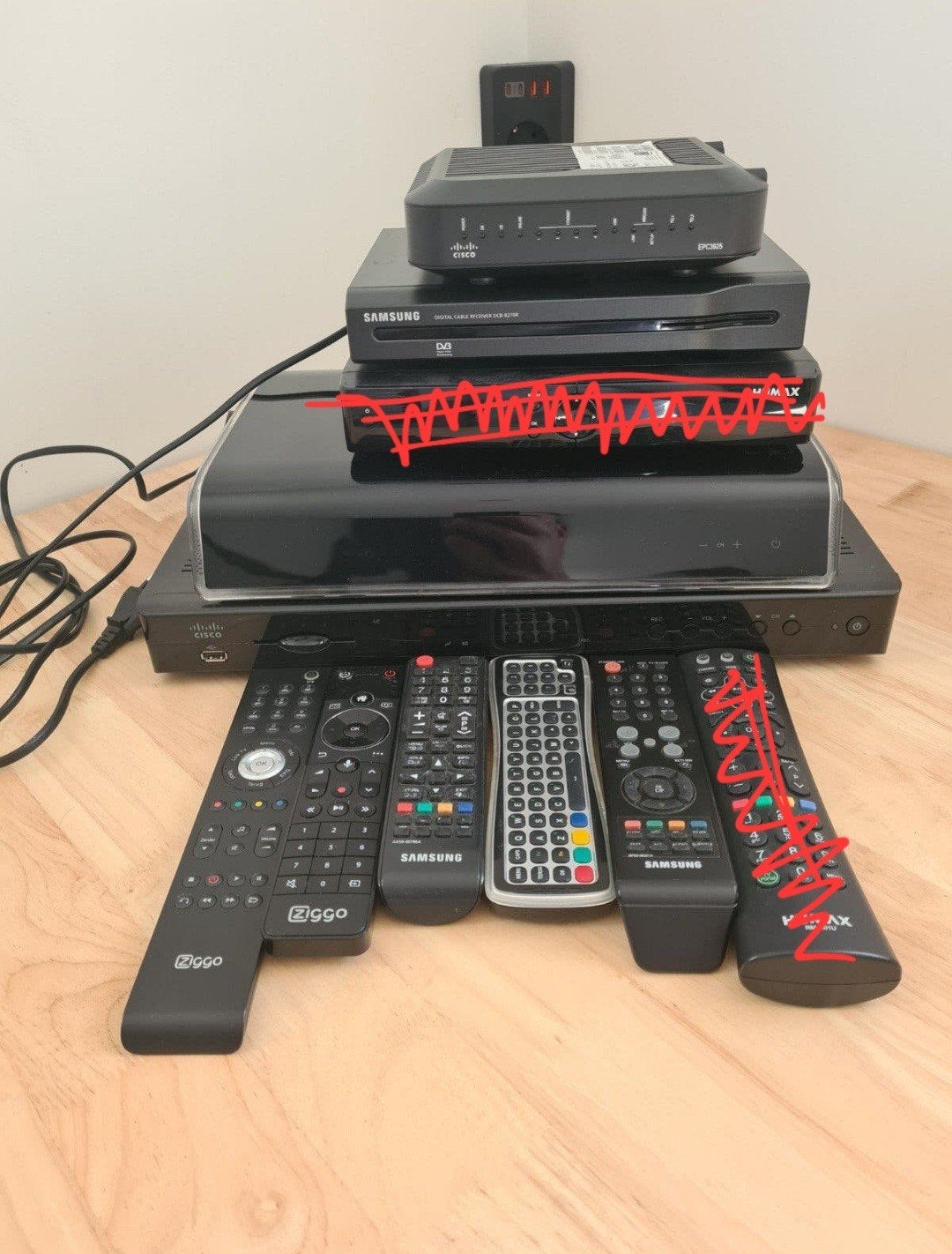 Diverse Ziggo decoders Horizon, Cisco Humax, Audio, Tv en Foto, Ophalen of Verzenden
