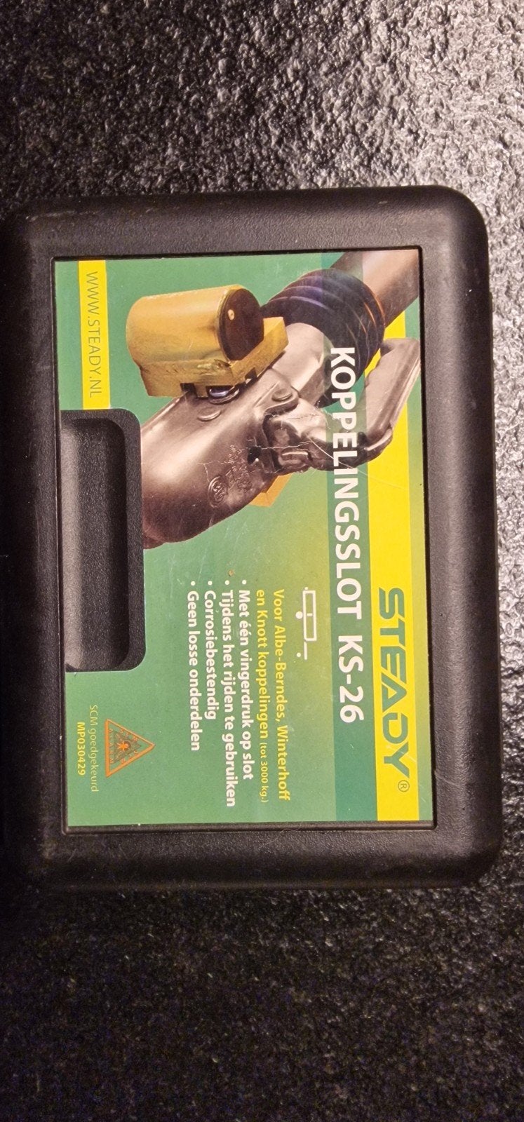 Disselslot steady K26, Ophalen
