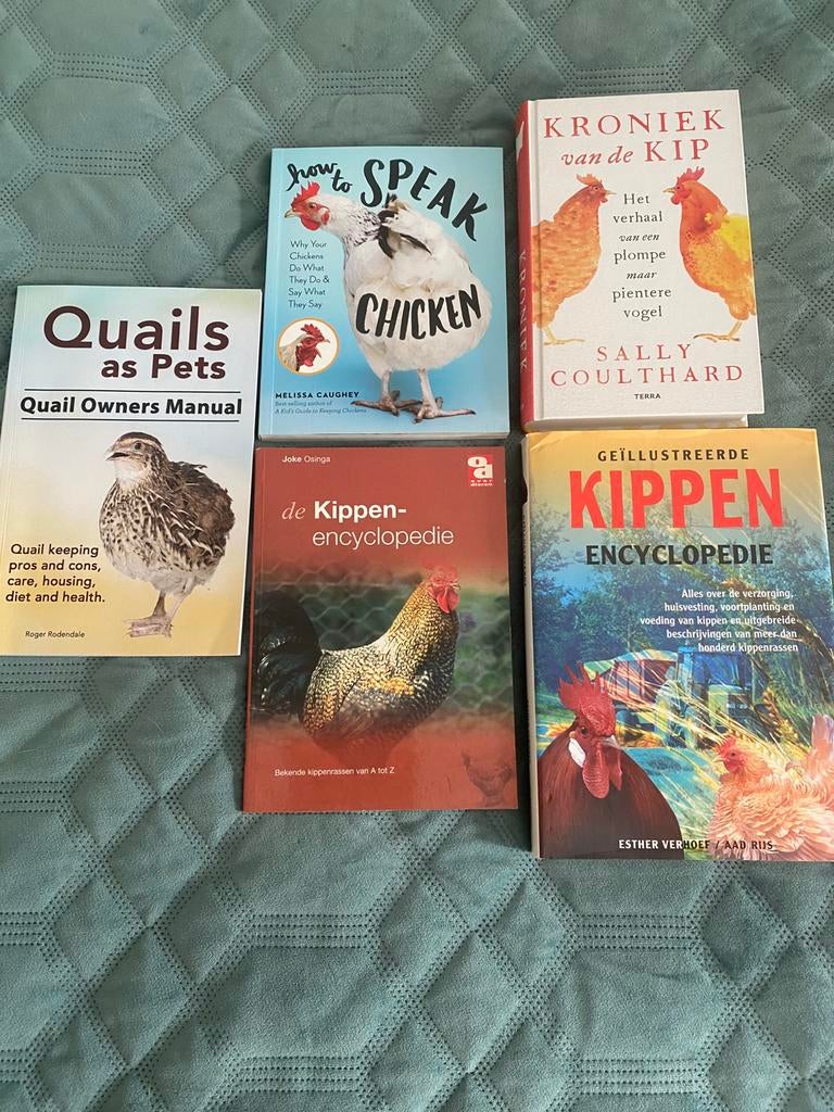 Kippen kwartel boeken, Boeken, Ophalen, Zo goed als nieuw