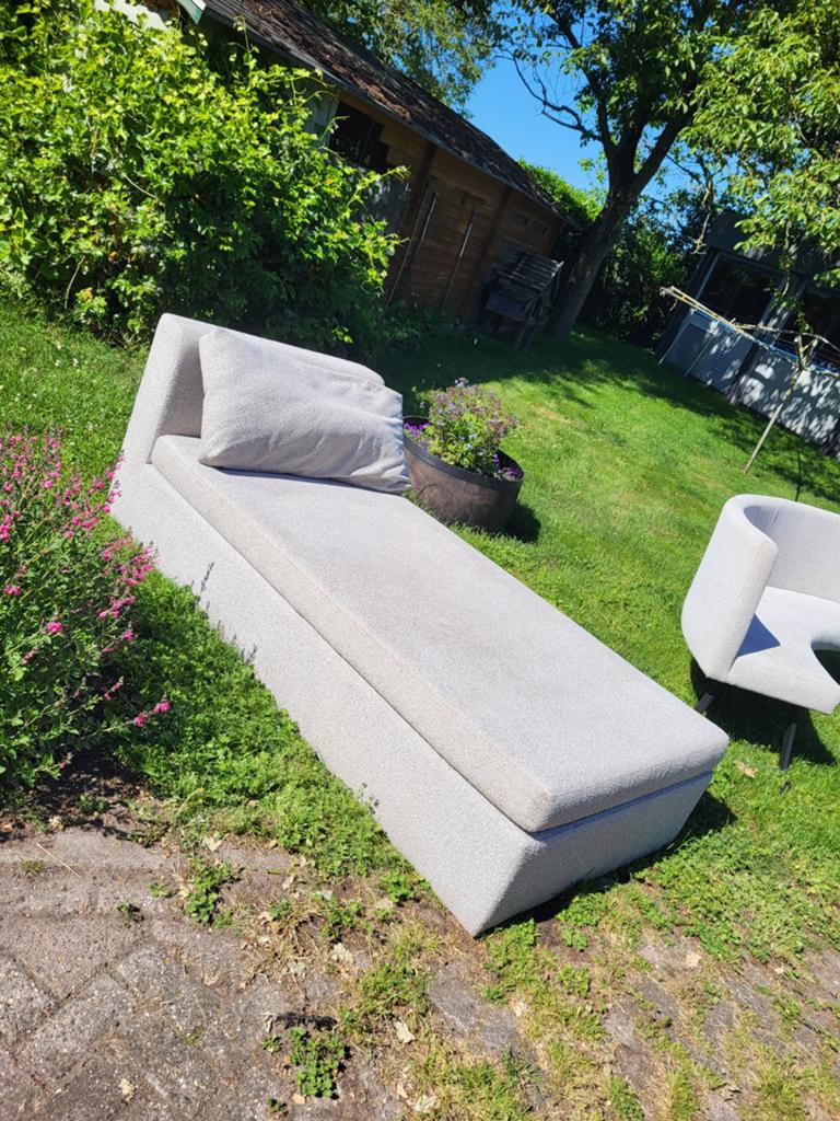 Stoffen bank voor buiten | ligbed, Tuin en Terras, Ligbedden, Ophalen, Gebruikt