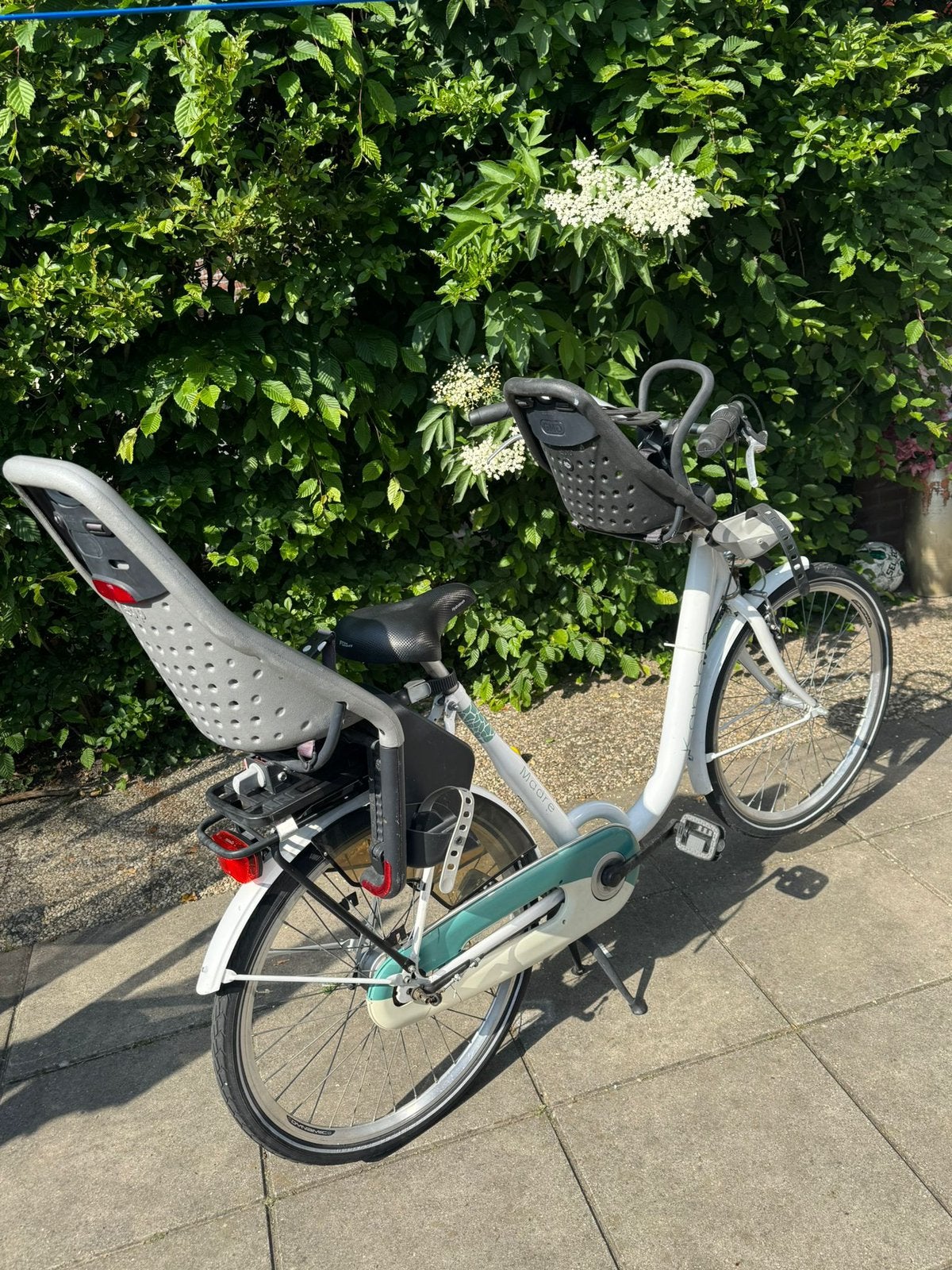 Damesfiets/Moederfiets met Yepp kinderzitjes, Ophalen, Zo goed als nieuw, Toebehoren