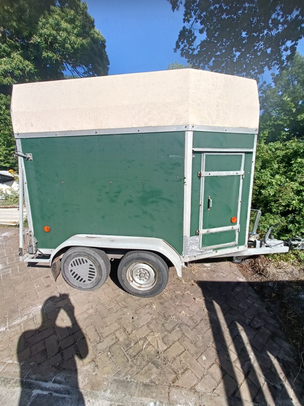 Wesco 1.5 paarde trailer met kenteken lichte opknapper, Auto diversen, Aanhangers en Bagagewagens, Gebruikt, Ophalen