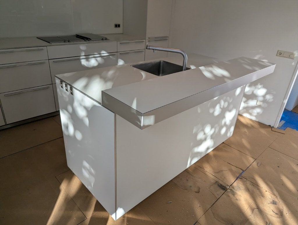 Mooie Bulthaup B3 eiland-keuken, Gebruikt, Wit, Overige typen, Ophalen of Verzenden