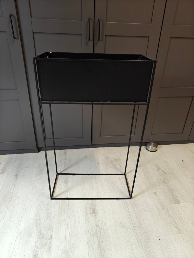 Metalen plantenbak 90x55x25, Ophalen, Gebruikt, Metaal, 60 tot 100 cm