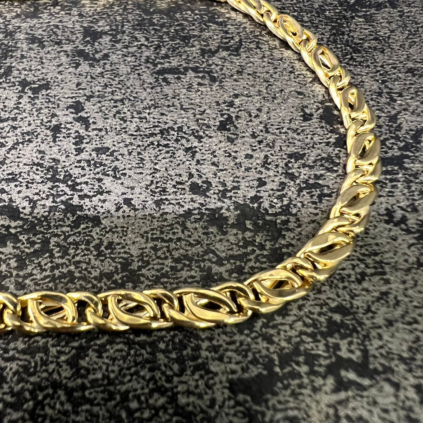 14 karaat gouden armband valkenoog schakel nieuw, Ophalen of Verzenden, Nieuw, Goud