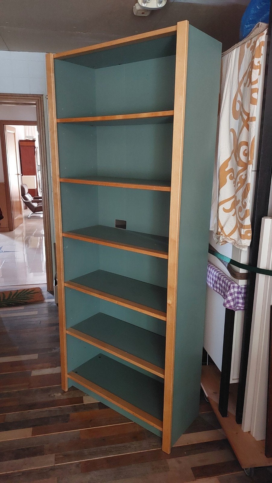 Ikea vintage (boeken) kast, Huis en Inrichting, Met plank(en), Gebruikt, Overige materialen, 200 cm of meer
