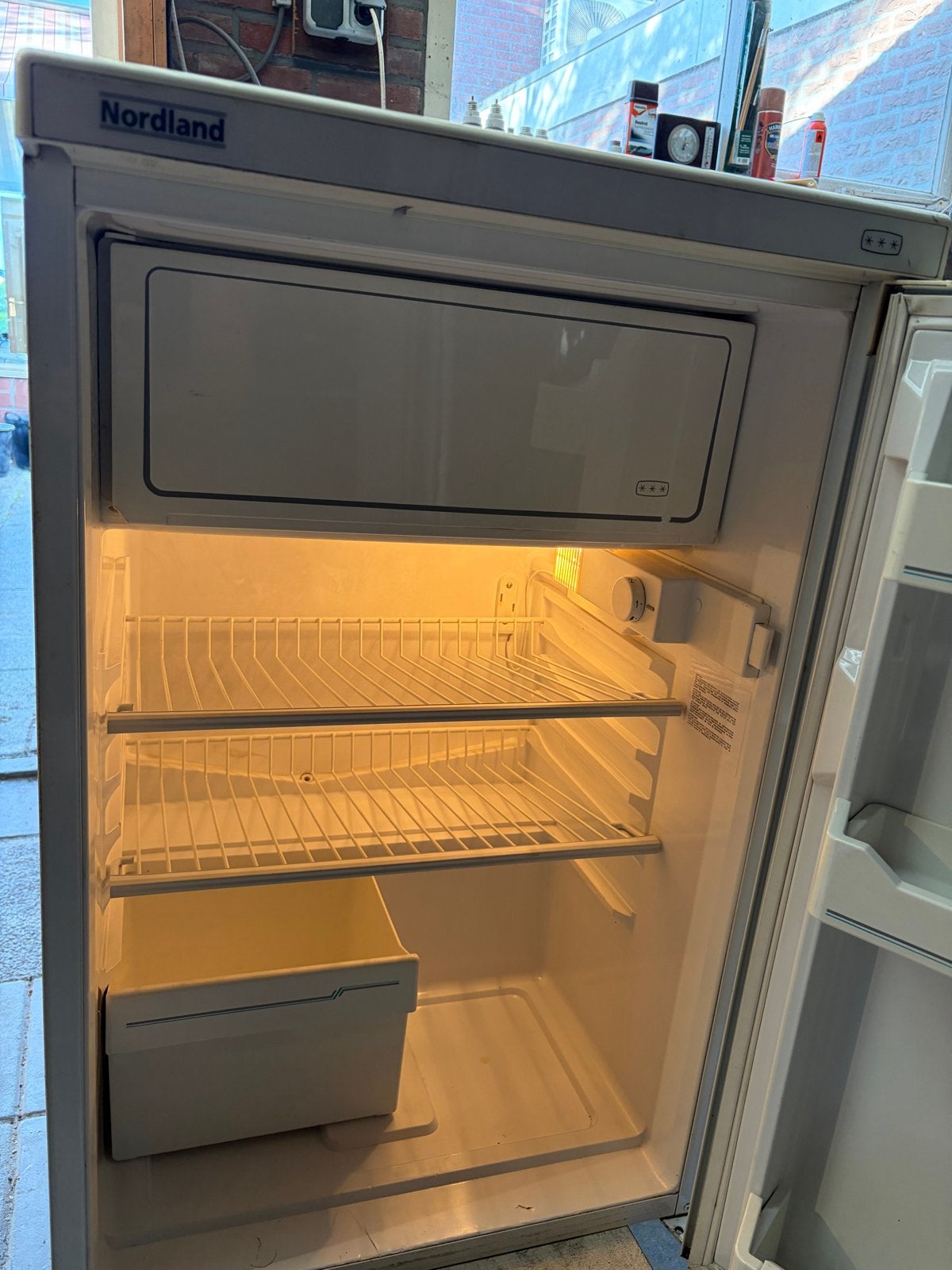 Nordland Koelkast met vriesvak - Gebruikt, Ophalen, Gebruikt, Minder dan 85 cm, Minder dan 75 liter