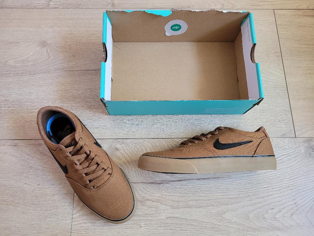 NIKE bruine SB Chron 2 CNVS maat 38,5 *nieuw* ~ TH0450, Bruin, Nike, Nieuw, Ophalen of Verzenden