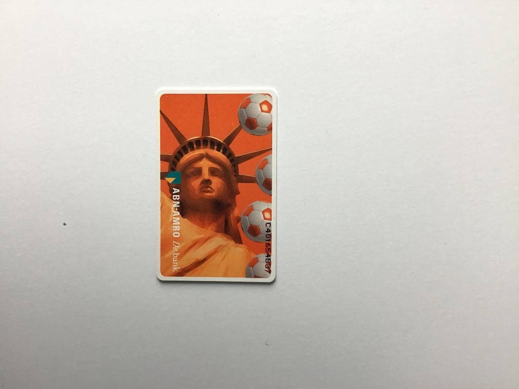 Nl. CRD 011, ABN AMRO WK voetbal 1994, ongebruikt, Verzamelen, Telefoonkaarten, Ophalen of Verzenden, Nederland